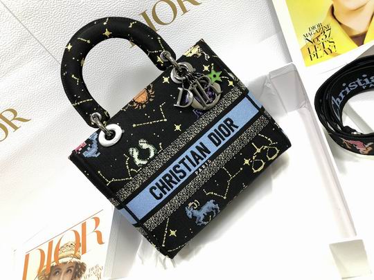 Dior Lady刺绣星座M0565 24x20x11cm wz