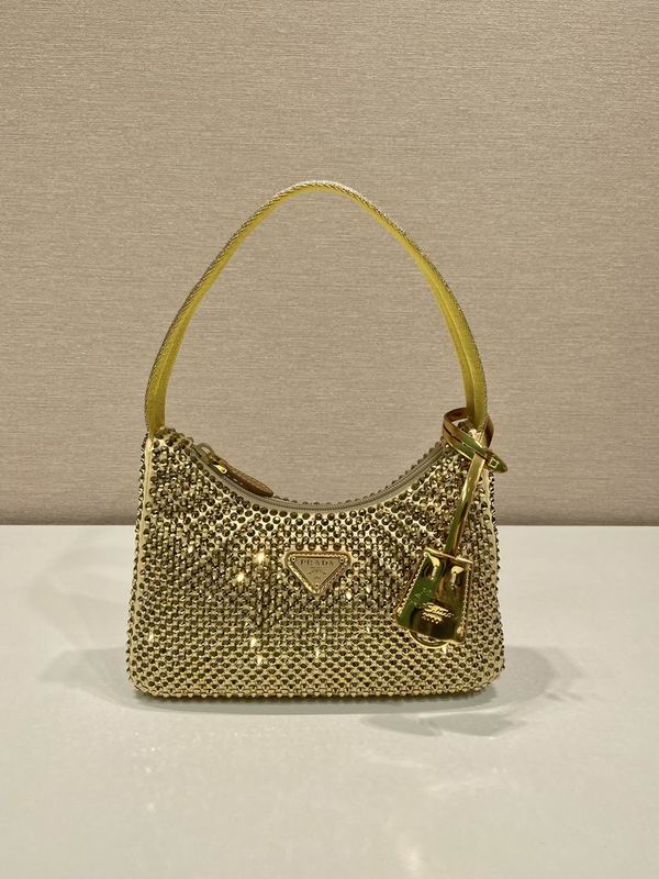 Prada hobo 1NE515闪钻23x13x5cm AP