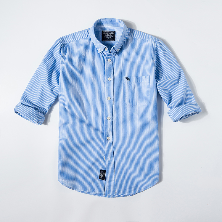 小鹿男长袖纯棉水洗衬衣 S-XXL 0606w
