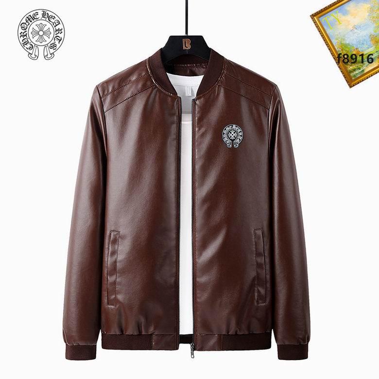 Chrome Hearts Leather Jacket 0602