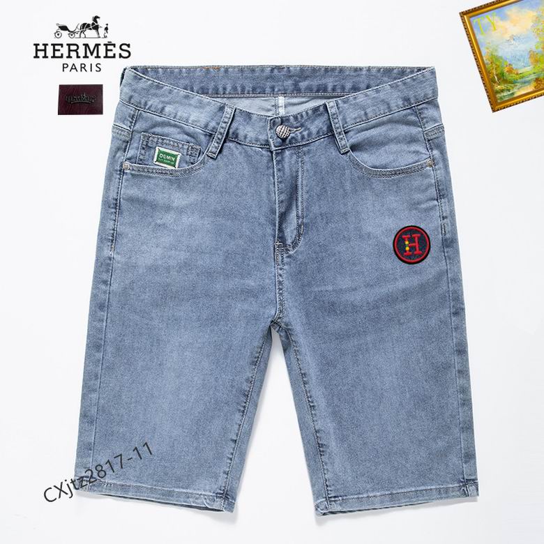 Hermes 牛仔短裤 0808